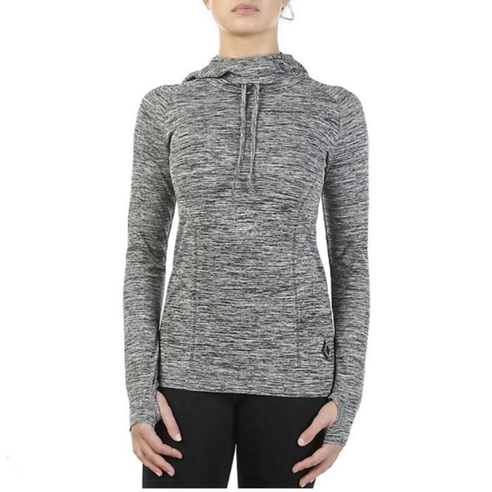 Black Diamond Crux Women's Charcoal Grey Hoodie Pullover Size M/L